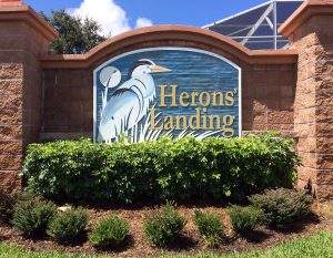 Herons Landing - Entrance